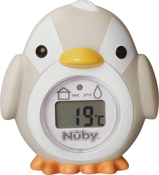 nuby pinguin badthermometer baby digitale thermometer bpa vrij