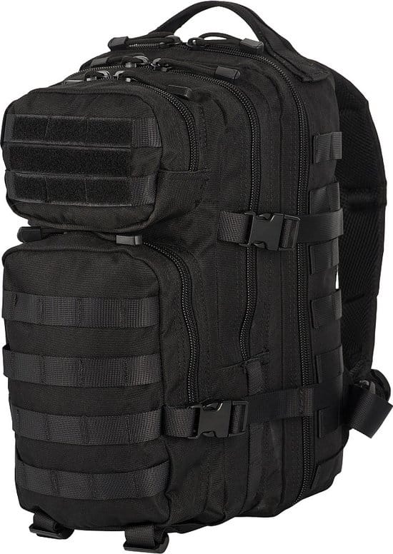 rambux m tac tactical backpack assault zwart rug padding