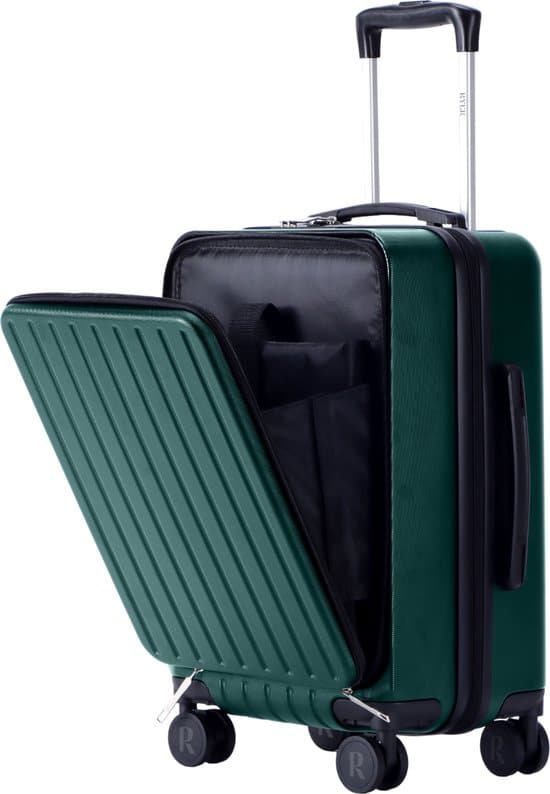 ryer handbagage koffer 36l dubbel tsa slot extra sterke rits met voorvak 1