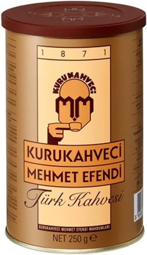 turkse koffie kurukahveci mehmet efendi gemalen koffie 250 gram