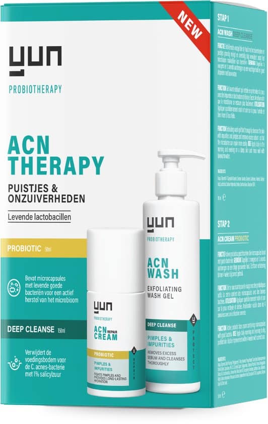 yun acn repair therapy acne symptomen en onzuiverheden