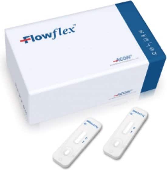 flowflex zelftest corona zelftest sneltest set van 25 stuks antigeneentest 1