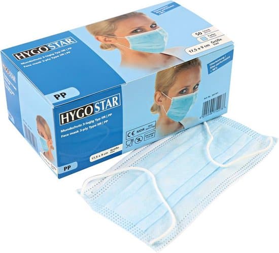 hygostar gecertificeerd chirurgisch wegwerp mondmasker medisch type iir