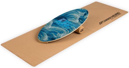 indoorboard allrounder balance board mat rol hout kurk