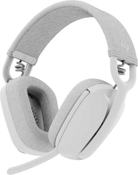 logitech zone vibe 100 draadloze headset bluetooth off white