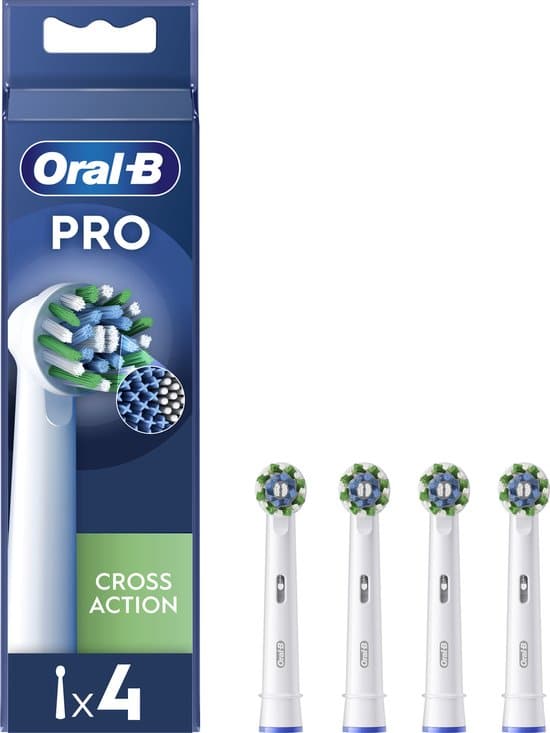oral b cross action pro opzetborstels met cleanmaximiser technologie 4
