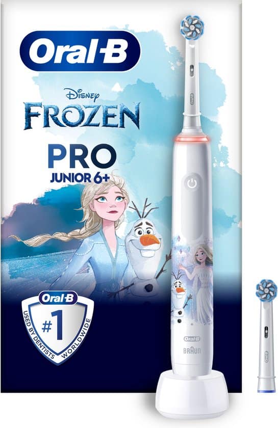 oral b pro junior frozen elektrische tandenborstel voor kinderen vanaf