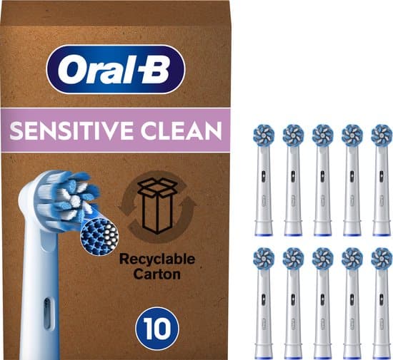 oral b sensitive clean pro opzetborstels 10 stuks brievenbusverpakking