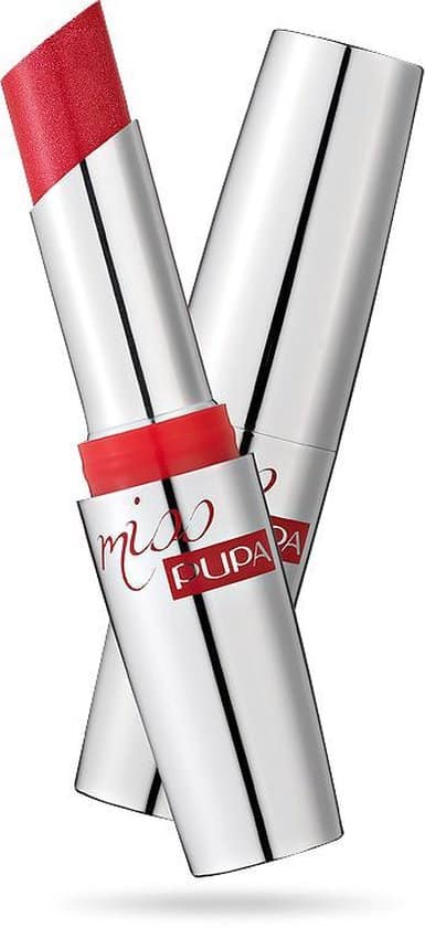 pupa miss pupa lipstick 500 love pearly red