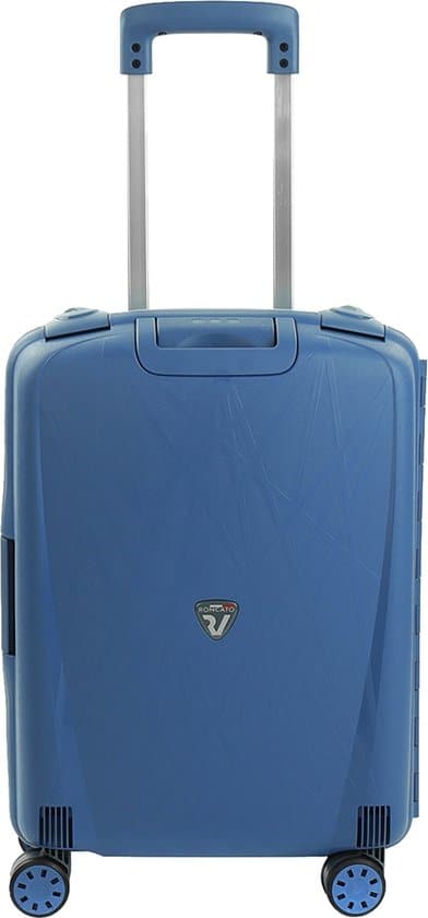 roncato handbagage harde koffer trolley reiskoffer light 55 cm blauw