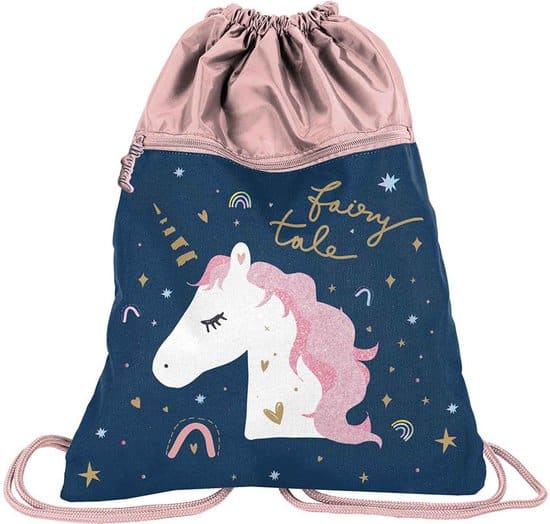 unicorn gymbag fairy tale 46 x 27 cm polyester