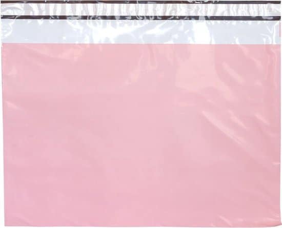 verzendzakken voor kleding 100 stuks 50 x 353 cm a3 roze