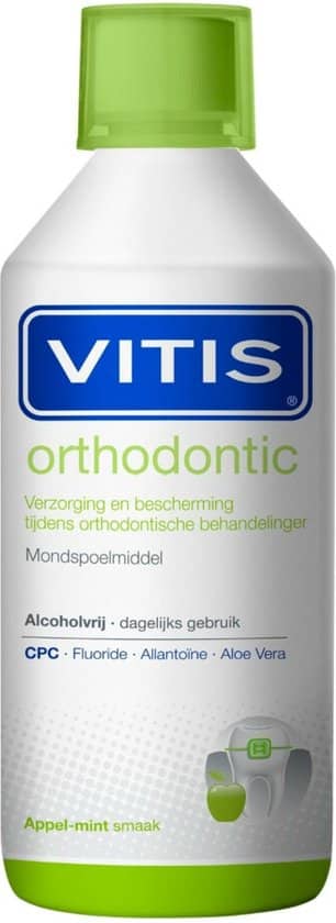 vitis orthodontic mondwater 3 x 500 ml voordeelverpakking