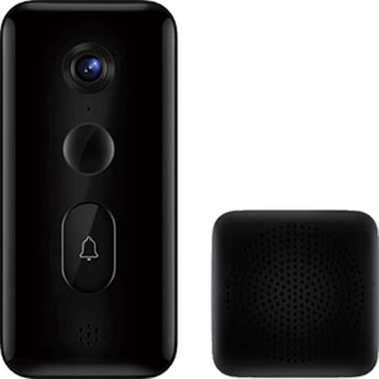 xiaomi smart doorbell 3 draadloze videodeurbel 2k bewegingsdetectie zwart