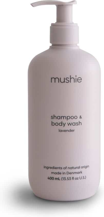 mushie baby shampoo body wash lavendel verzorgingsproducten