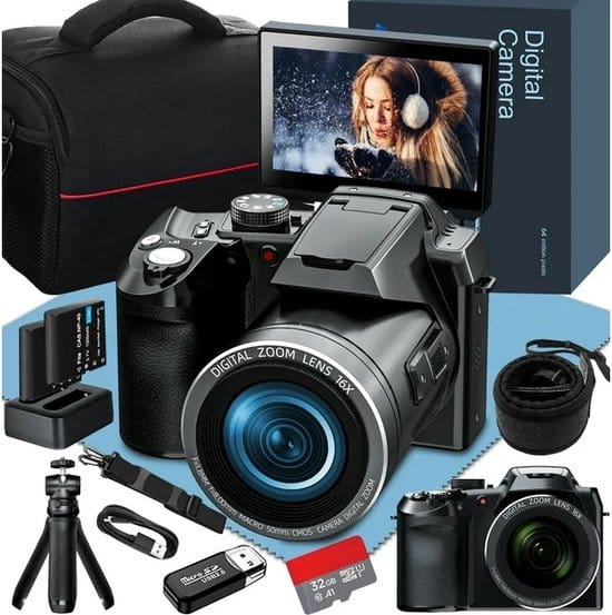 nbd s200 4k vlogging camera 16x zoom autofocus en pc connectiviteit