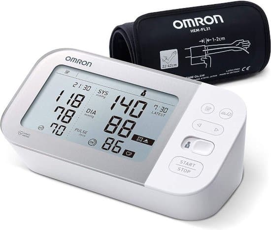 omron m6 comfort bloeddrukmeter bovenarm aanbevolen door hartstichting