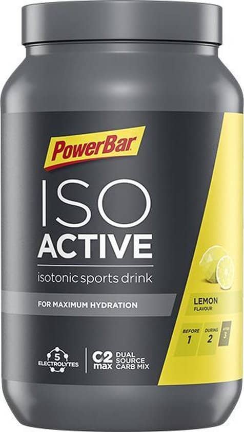 powerbar isoactive sportdrank 20 liter lemon