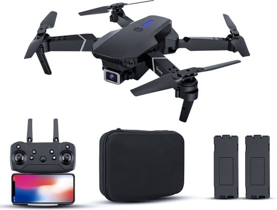 subcombines inklapbare mini drone 4k camera s en gps e88 pro