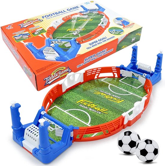 tablegame series mini tafelvoetbal speelgoed incl 2 mini voetballen