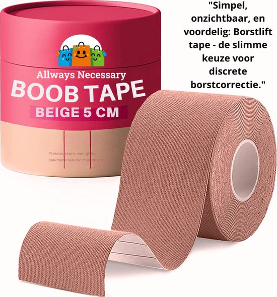 boob tape boobtape fashion tape bh tape 5 meter huidskleur
