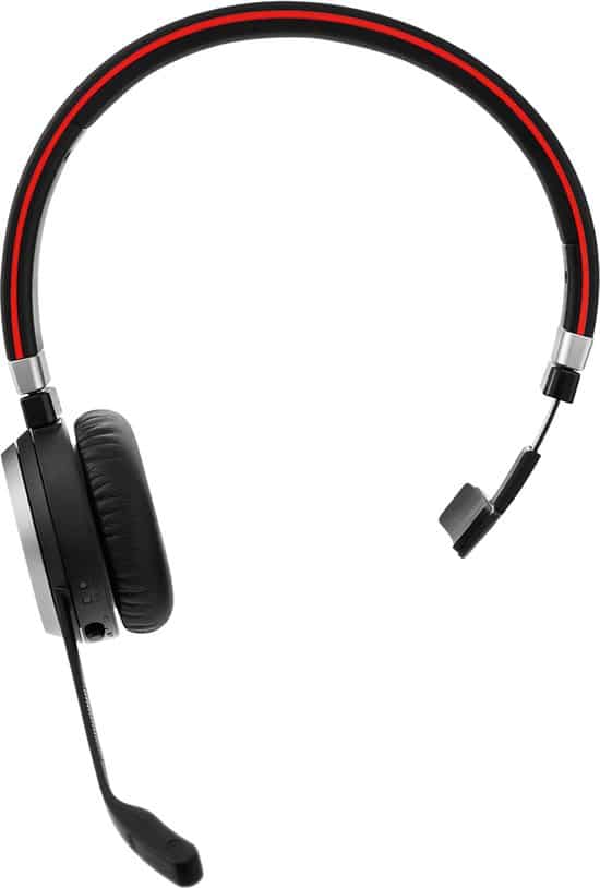 headphones with microphone jabra evolve 65 se black