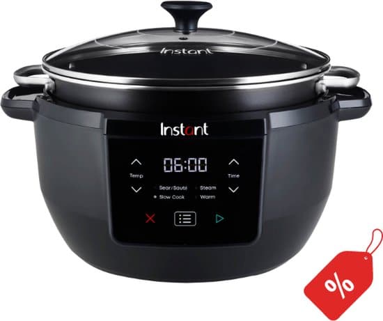 instant pot superior slow cooker 71l extra grote capaciteit oppervlakte