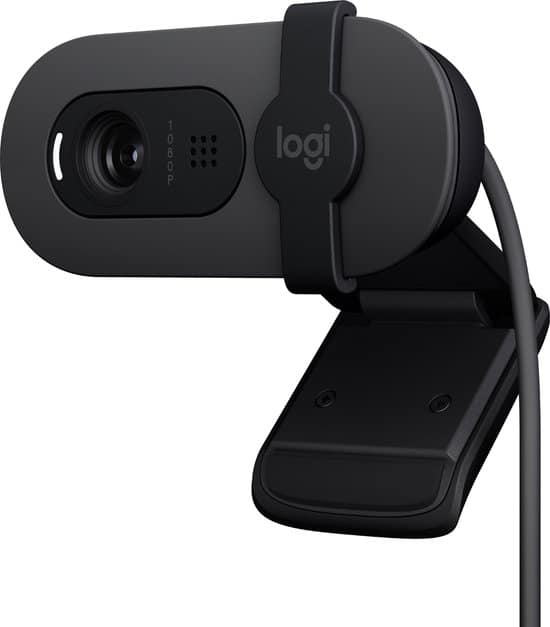 logitech brio 100 webcam full hd 1080p 30fps graphite