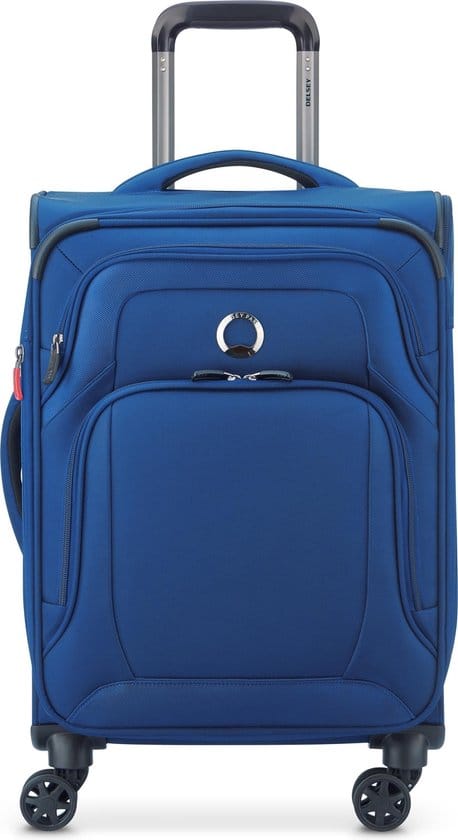 delsey optimax lite 55 cm handbagage koffer blauw