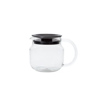 kinto one touch theepot met filter 450ml zwart theebe