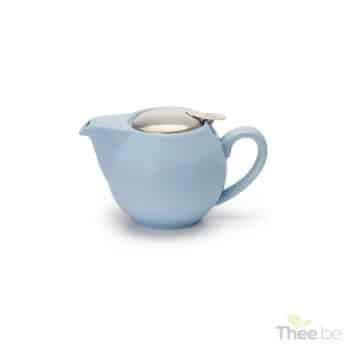theepot met rvs filter licht blauw 0 5l theebe