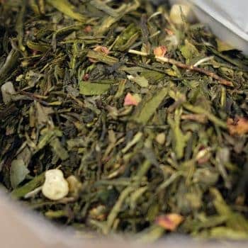 groene thee met papaya en aardbei sweet papaya theebe